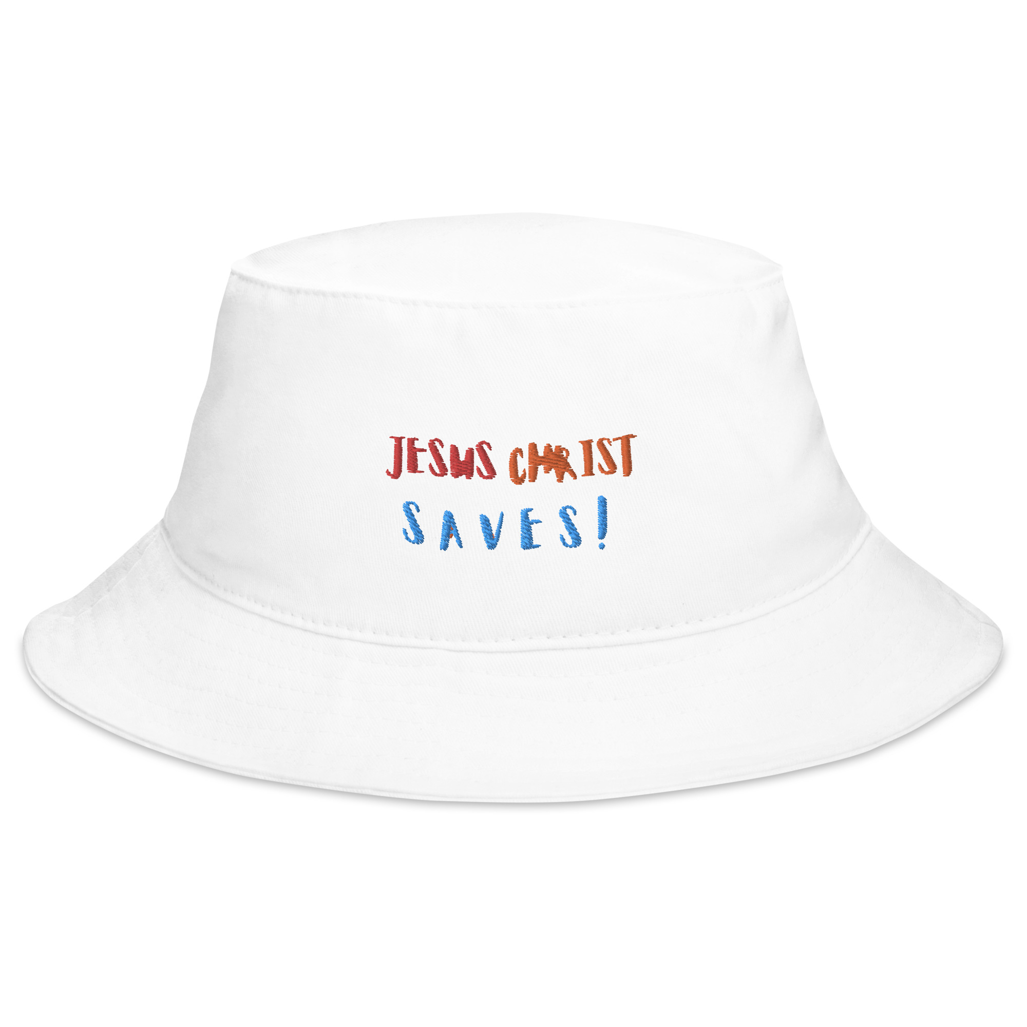 bucket-hat-i-big-accessories-bx003-white-front-6461a00e2f156